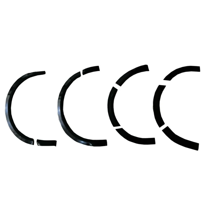 Oneway Set Wheel Arch Trims compatible with Volkswagen Transporter T6 2015-2019 (Short wheel base/Sliding door right) - Gloss black