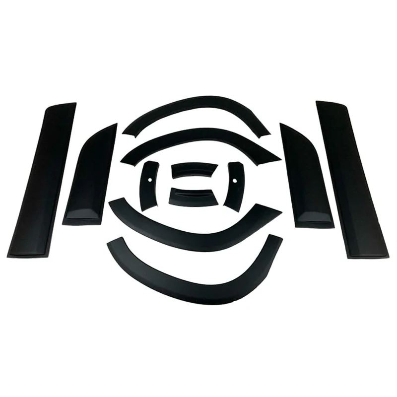 Oneway Complete body kit compatible with Dacia Duster II 2018-2024 with Park Assist (without Duster Marking) - Matt black