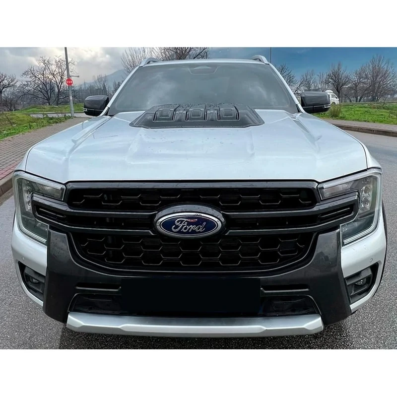 Oneway Bonnet Scoop compatible with Ford Ranger T9 2022- - Matt black