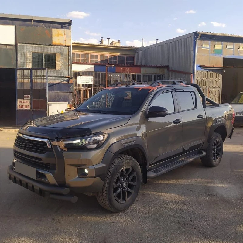 ONEWAY Body Cladding compatible with Toyota Hilux 8th Gen. 2015- - Version 2 - Matt black