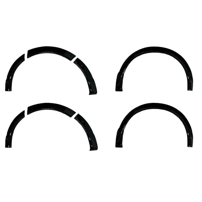 Oneway Set Wheel Arch Trims compatible with Volkswagen Transporter T6 2015-2019 (Short wheel base) - Gloss black