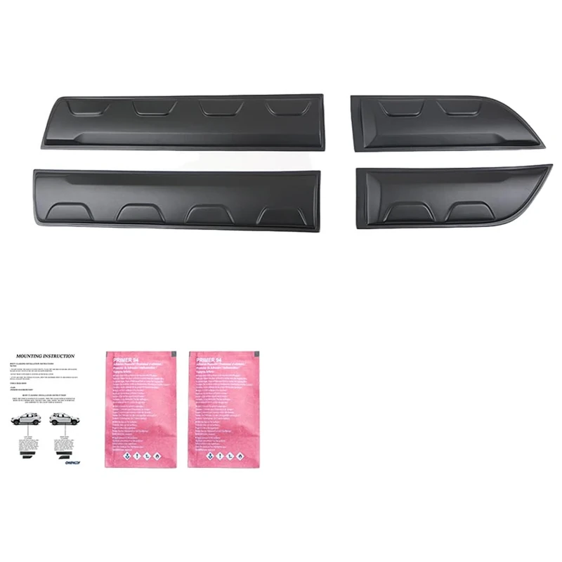 ONEWAY Body Cladding compatible with Dacia Duster II 2018-2024 (Off-Road) (without Duster Marking) - Matt black