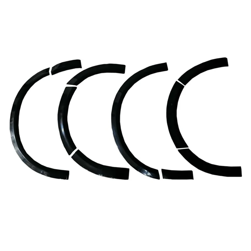 Oneway Set Wheel Arch Trims compatible with Volkswagen Transporter T6 2015-2019 (Long wheel base) - Gloss black