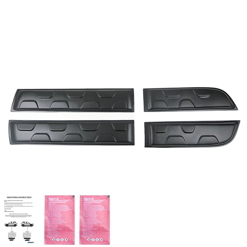 ONEWAY Body Cladding compatible with Dacia Duster I 2010-2017 (Off-Road) - Matt black