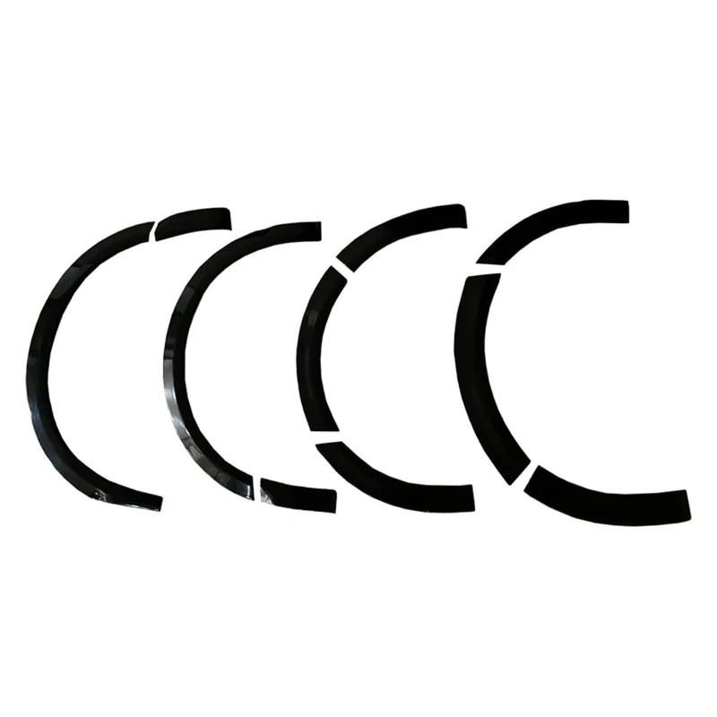 Oneway Set Wheel Arch Trims compatible with Volkswagen Transporter T6 2015-2019 (Short wheel base/Sliding door left) - Gloss black