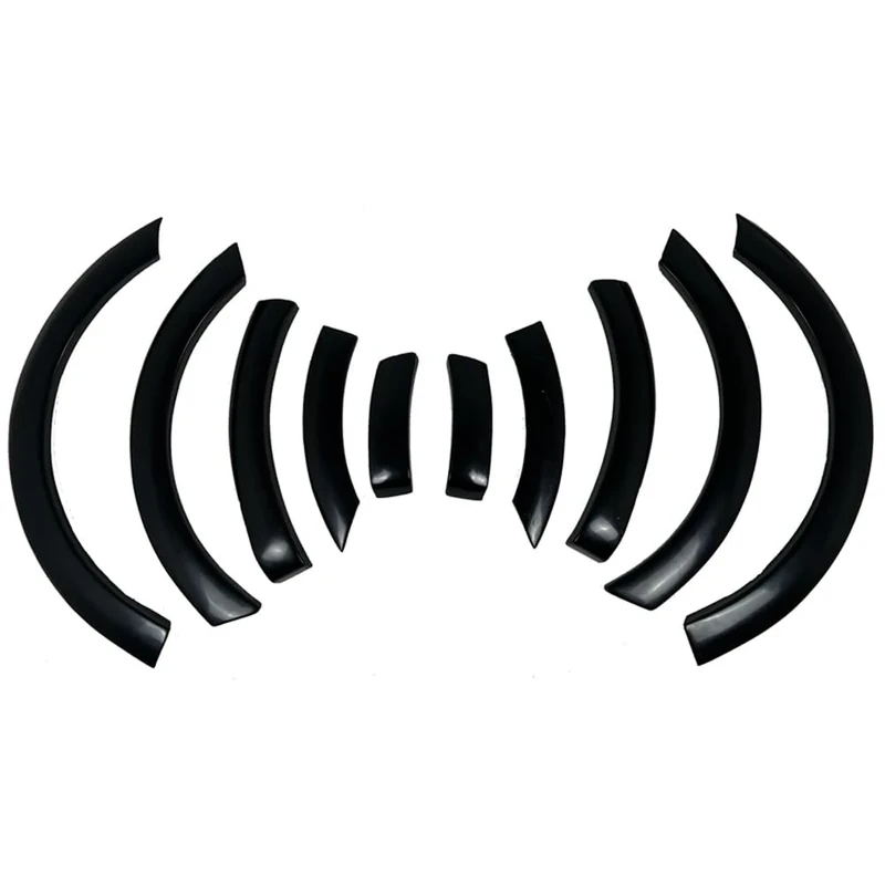 Oneway Set Wheel Arch Trims compatible with Volkswagen Caddy MK4 2015-2020 (Short wheel base) - Gloss black