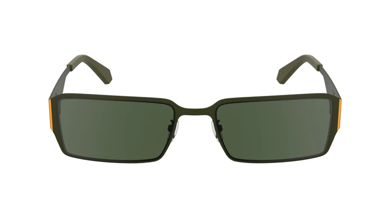 Calvin Klein Jeans Unisex Adult Sunglasses CKJ24206S - Khaki with Green Lens