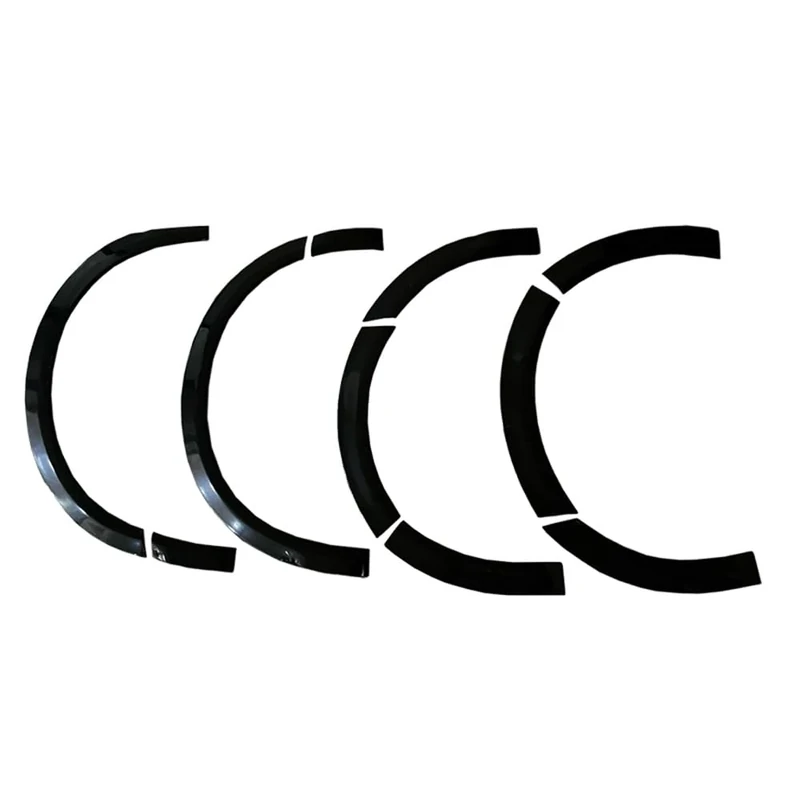 Oneway Set Wheel Arch Trims compatible with Volkswagen Transporter T6.1 2020-2022 (Short wheel base/Sliding door right) - Gloss black