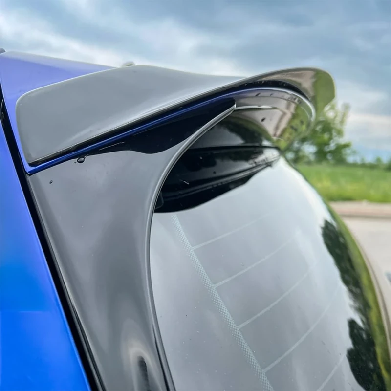 Oneway Roof Spoiler (Cap) compatible with Volkswagen Golf VII (7&7.5) HB GTi/GTD/R/R Line 2013-2020 - Gloss black
