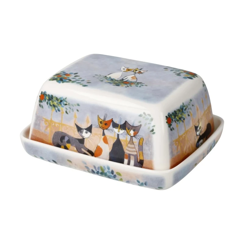Goebel Tempi Felici Rosina Wachtmeister Butter Dish - Image 1
