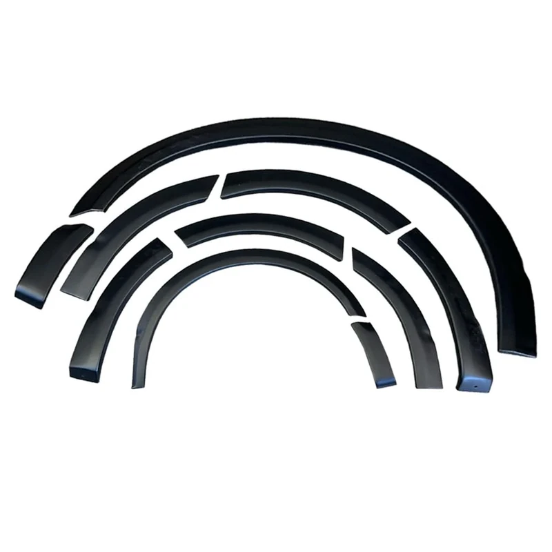 Oneway Set Wheel Arch Trims compatible with Volkswagen Transporter T6 2015-2019 (Short wheel base/Sliding door left) - Matt black