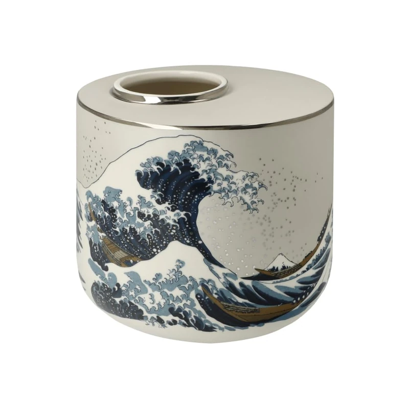 Vase Hokusai The Great Wave Artis Orbis 16 cm - Image 1