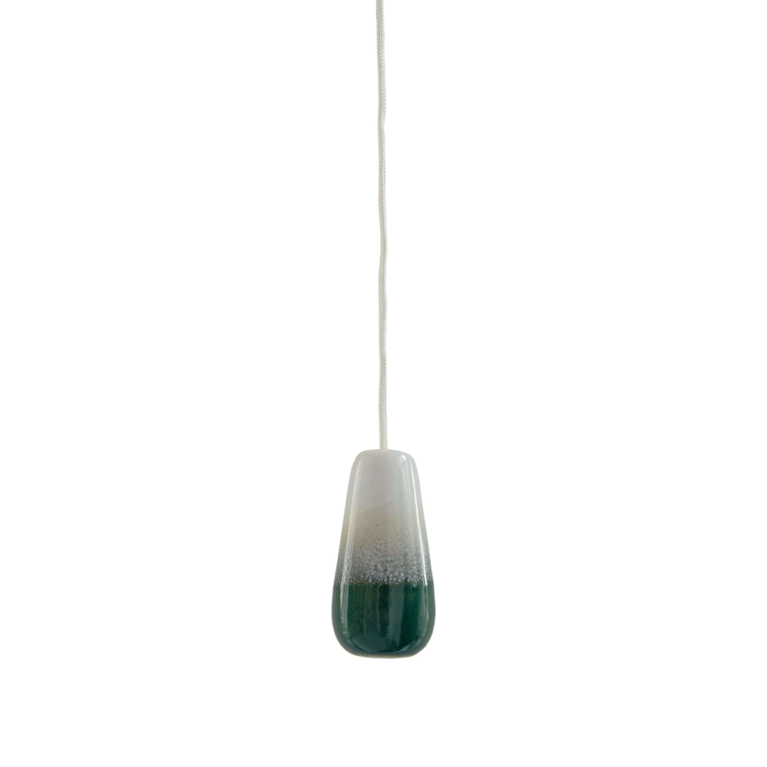 Sass & Belle Dip Glazed Ombre Turquoise Light Pull - Ceramic Decorative Bathroom Light Pull Cord Designed by Sass and Belle