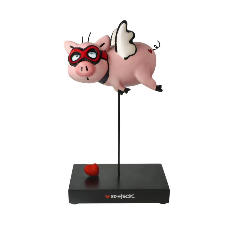 Goebel Ed Heck When Pigs Fly Pop Art Figure