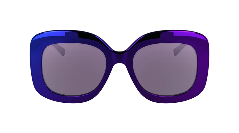 KARL LAGERFELD Women's Sunglasses KL6165S - Mirror Purple with Solid Mirror Purple Lens