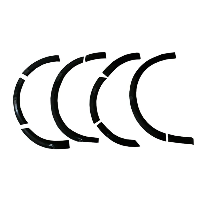 Oneway Set Wheel Arch Trims compatible with Volkswagen Transporter T6.1 2020-2022 (Short wheel base/Sliding door left) - Gloss black