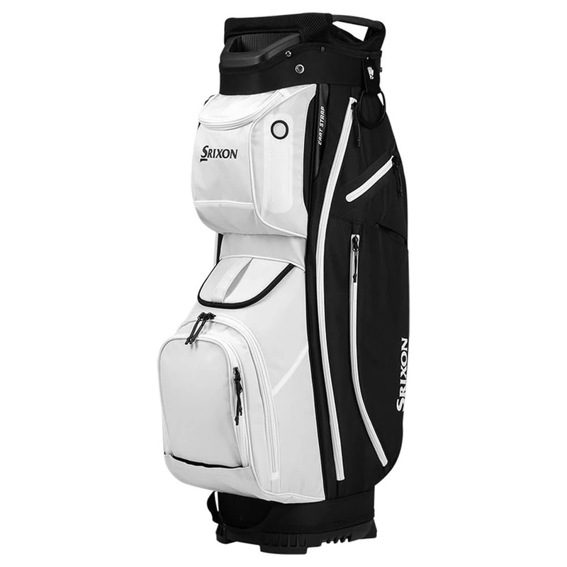 Srixon Signature Series Cart Bag, Black/White