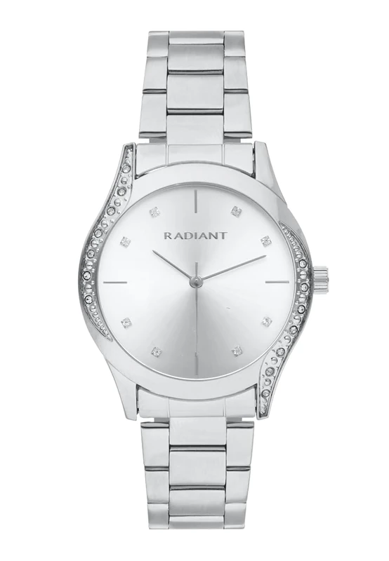 Radiant - Tigy Collection - Analogue Bracelet for Women. Bracelet Watch with Silver Dial and Silver Strap. Size 36 mm. 3ATM.