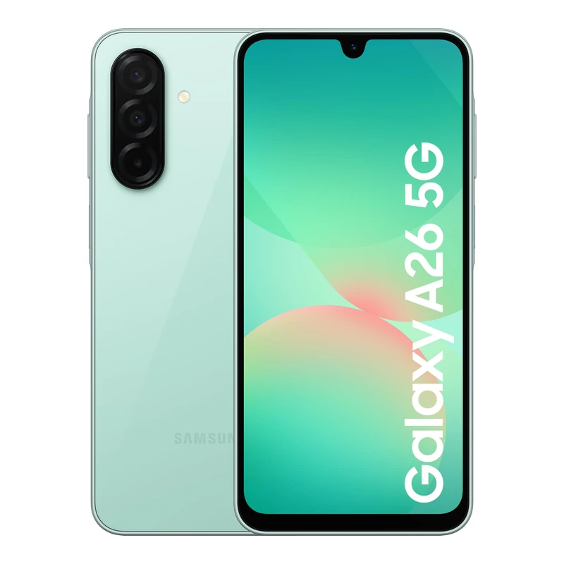 Samsung Galaxy A26 5G - 256GB, 8GB RAM, 50MP Camera - Light Green
