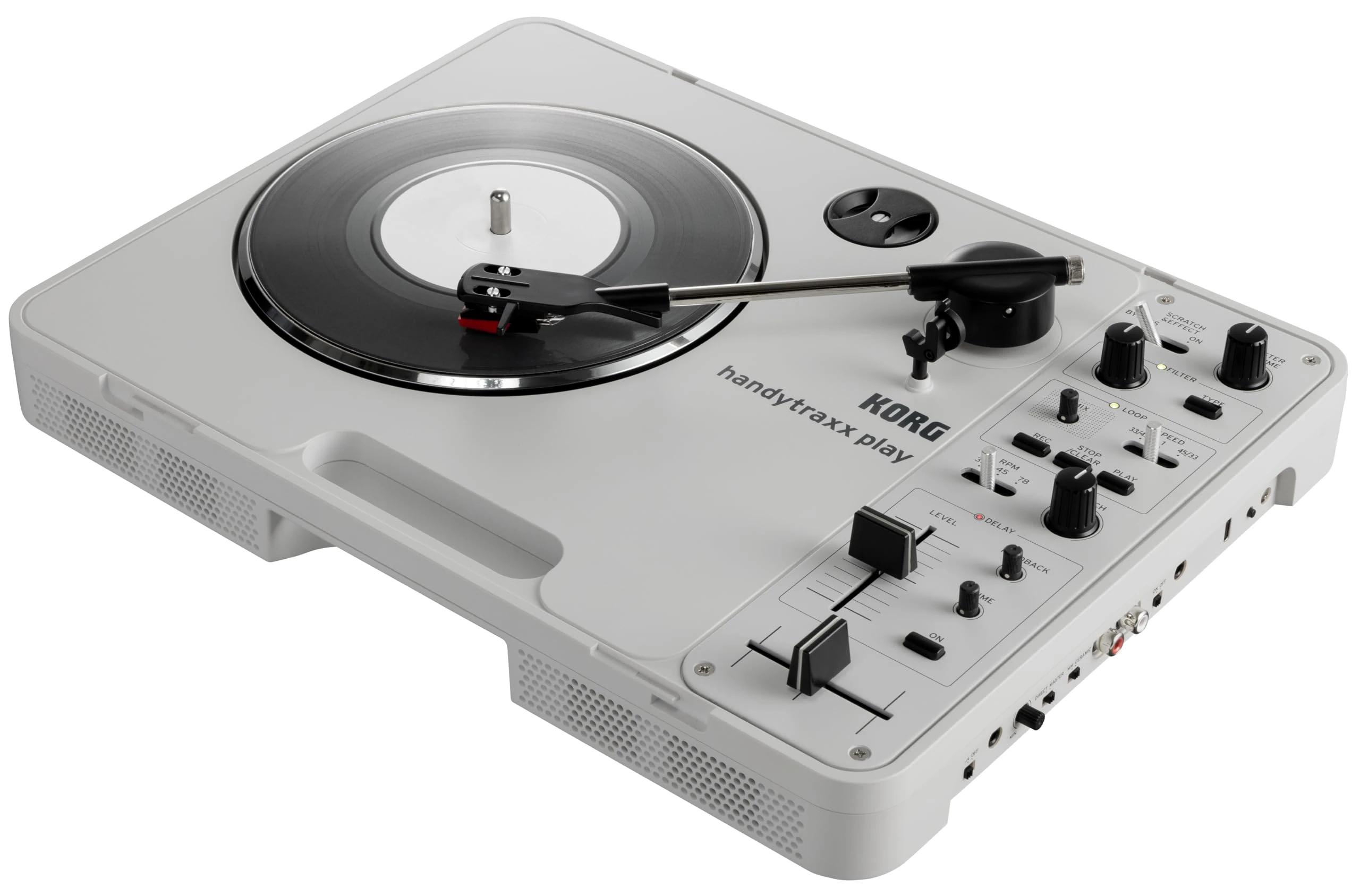 Korg - handytraxx play - Portable DJ Record Player with Speaker and Digital Effects