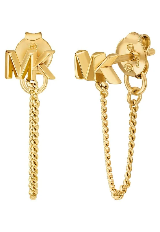 Michael Kors Premium Women's Gold-Tone Sterling Silver Earring, MKC1782710