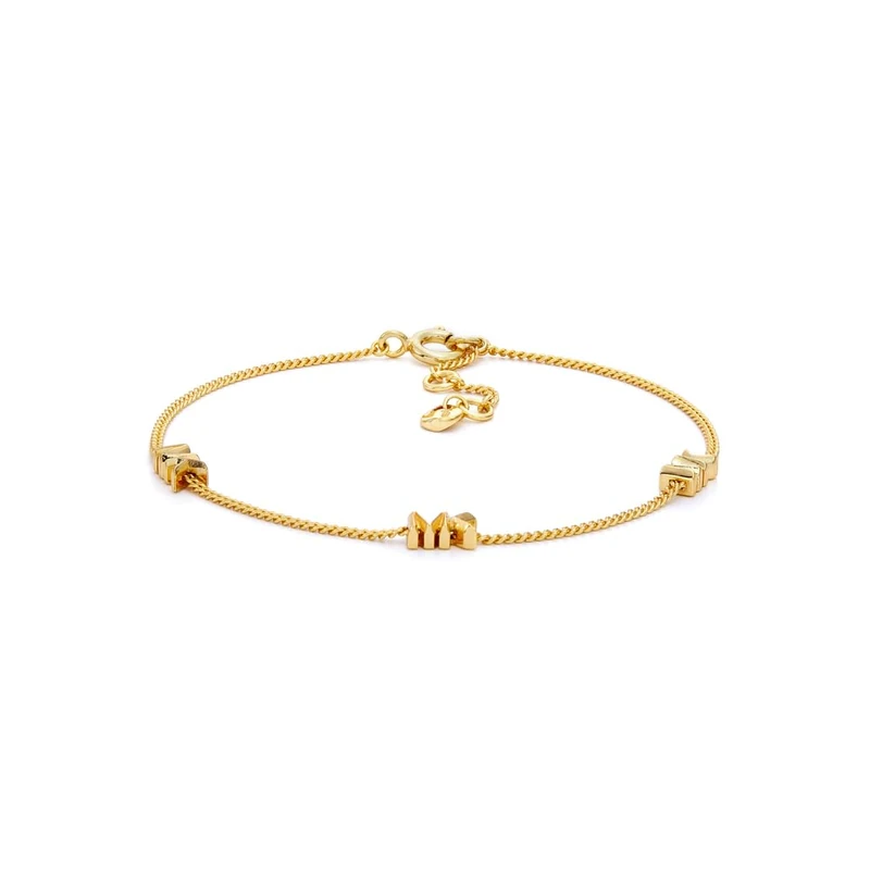 Michael Kors Premium Women's Gold-Tone Sterling Silver Bracelet, MKC1781710
