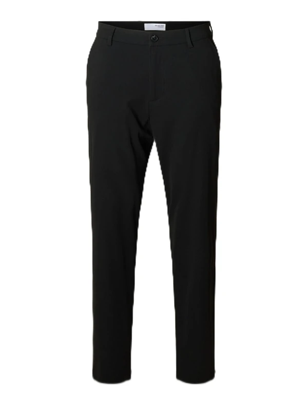 SELECTED HOMME Slh172-Slim Tape Lorent Flex Pants Noos, Black, M