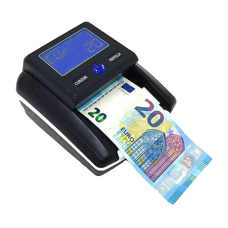 Fake Euro Banknote Detector with Rechargeable Battery