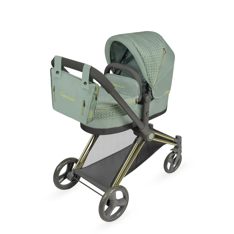 DeCuevas Toys 81773 Capriccio Doll's Pram 3x1