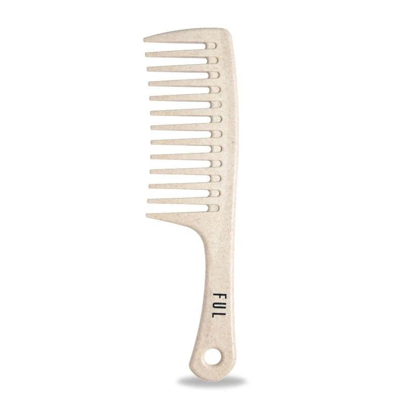 FUL: Curly Hair Products: Wide Tooth Comb for Afro, Curly, and Wavy Hair - Ideal Shower Comb for Detangling and Styling. Combs for women and also suitable as a mens comb