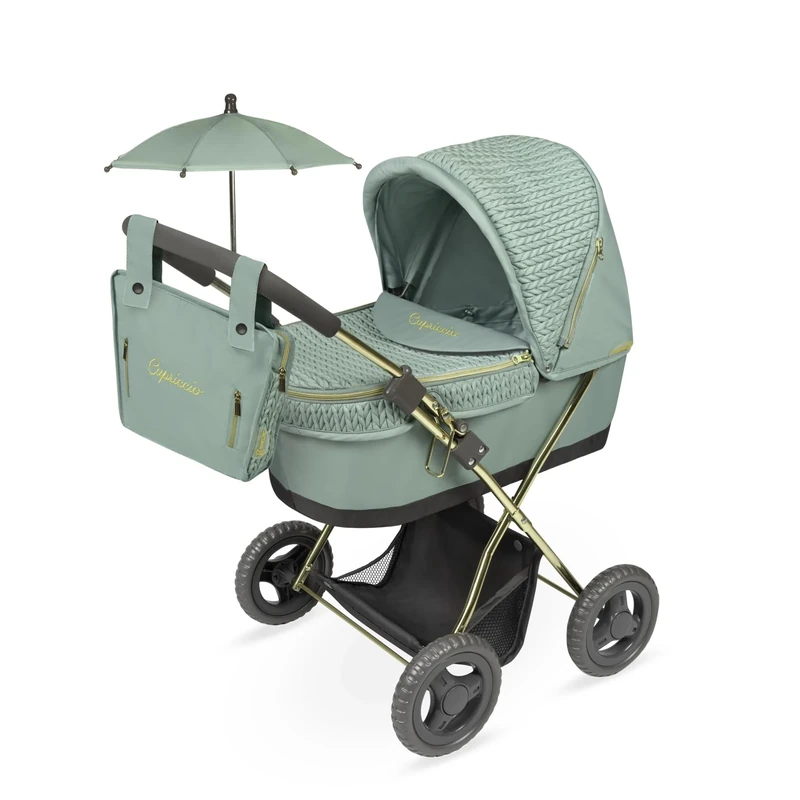 DeCuevas Toys 85073 Capriccio Doll's Pram with Parasol