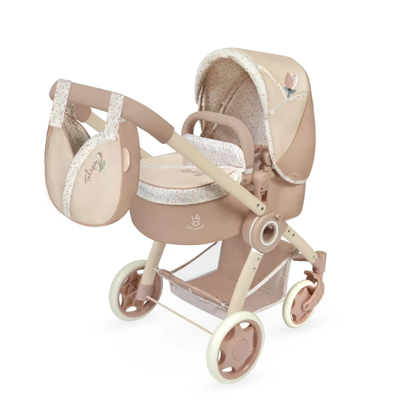 DeCuevas 80574 Tulipe Doll's Pram 3x1 Foldable
