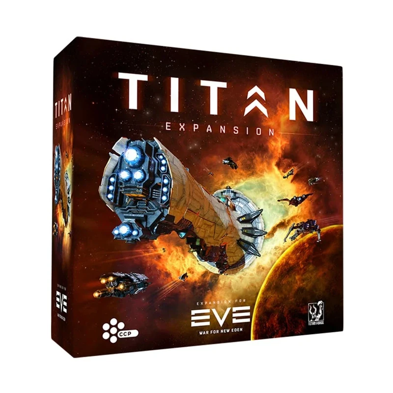 Titan Forge EVE War for New Eden Titan Expansion Science Fiction Space Exploration Strategy Board Game for 4 Players Ages 14+