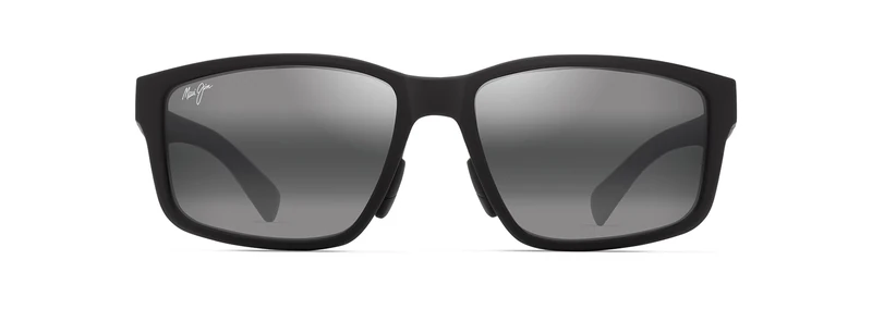 Maui Jim Walewaha Af Sunglasses, Matte Black, 59-17-145