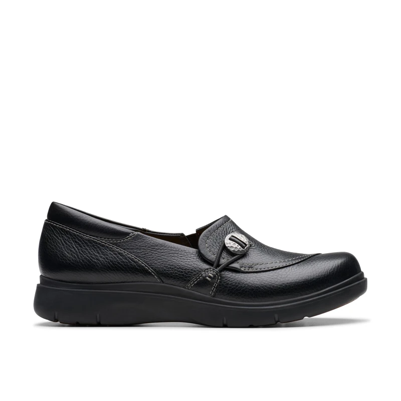 Clarks Certina Ease Womens Black Leather, 4.5