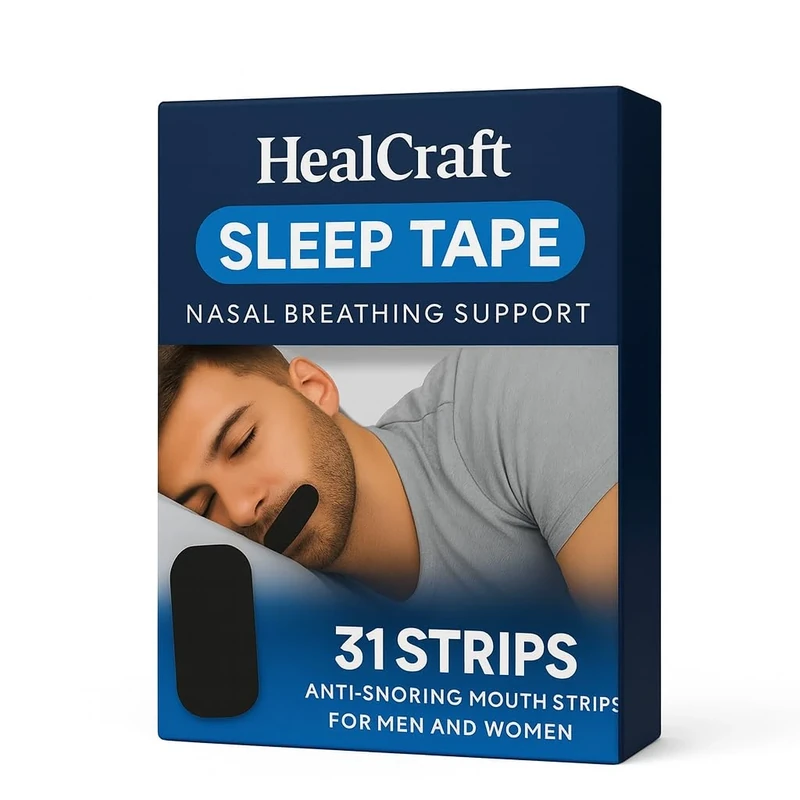 Mouth Tape for Sleeping – 31 Anti Snore Mouth Strips for Better Sleep – Soft Sleep Tape for Mouth Breathing – Mouth Seal for Snoring Relief – Sleep Aid for Men and Women