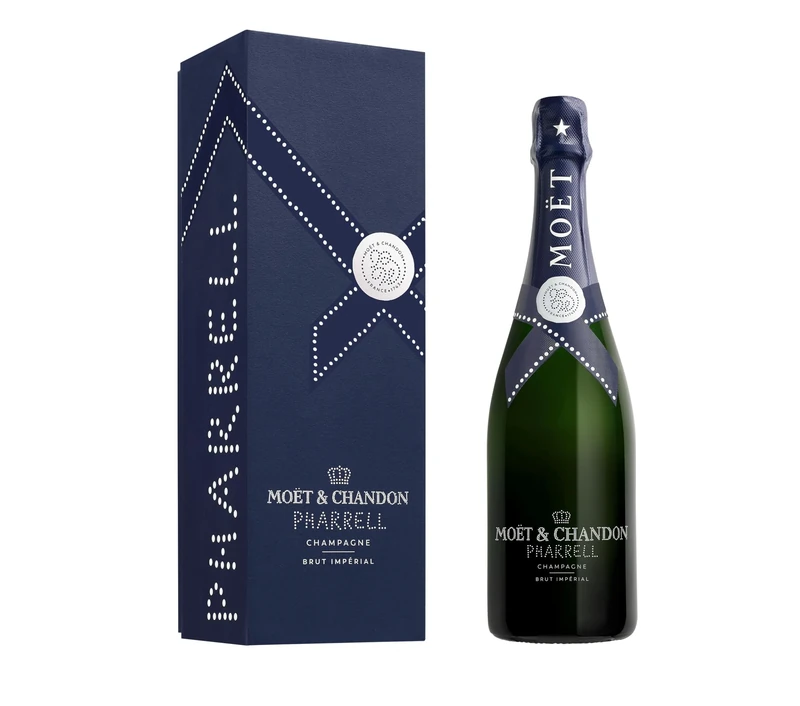 Moët & Chandon Brut Impérial x Pharrell Williams Limited Edition Champagne, Gift Box, 75cl