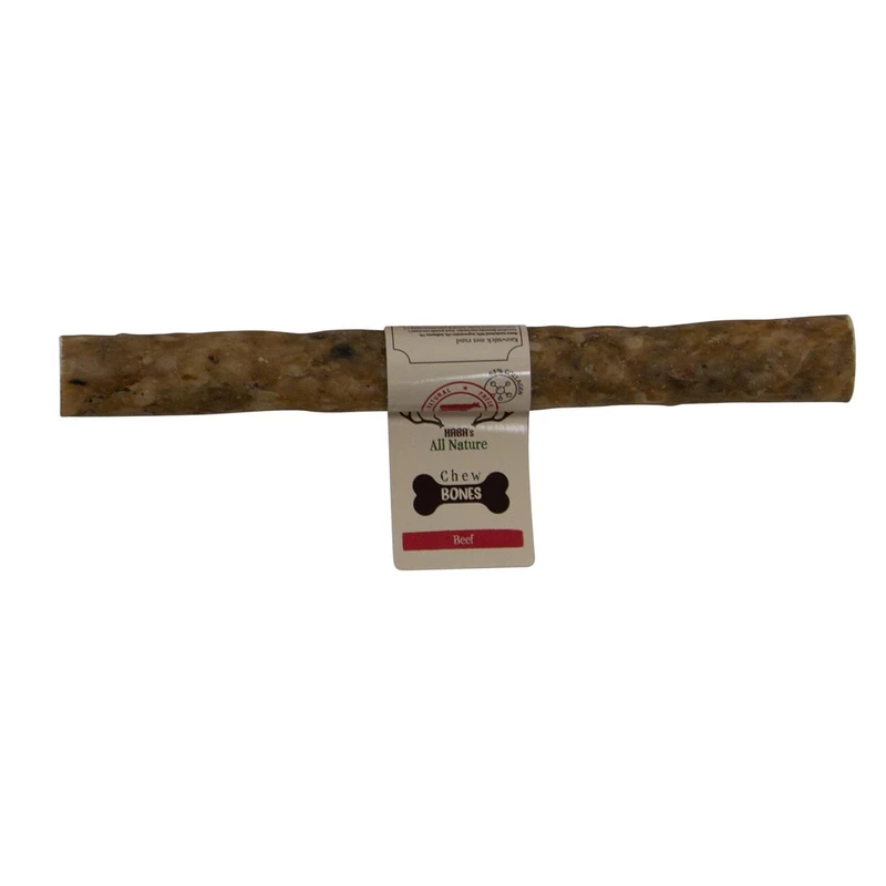 HABA's, Beef Skin Chew Rolls with Tripe 80 g 40 Pieces Ideal for Dental Hygiene and Your Dog's Pleasure, Size L, Natural Colour, Model Hab Chewbones - Image 1