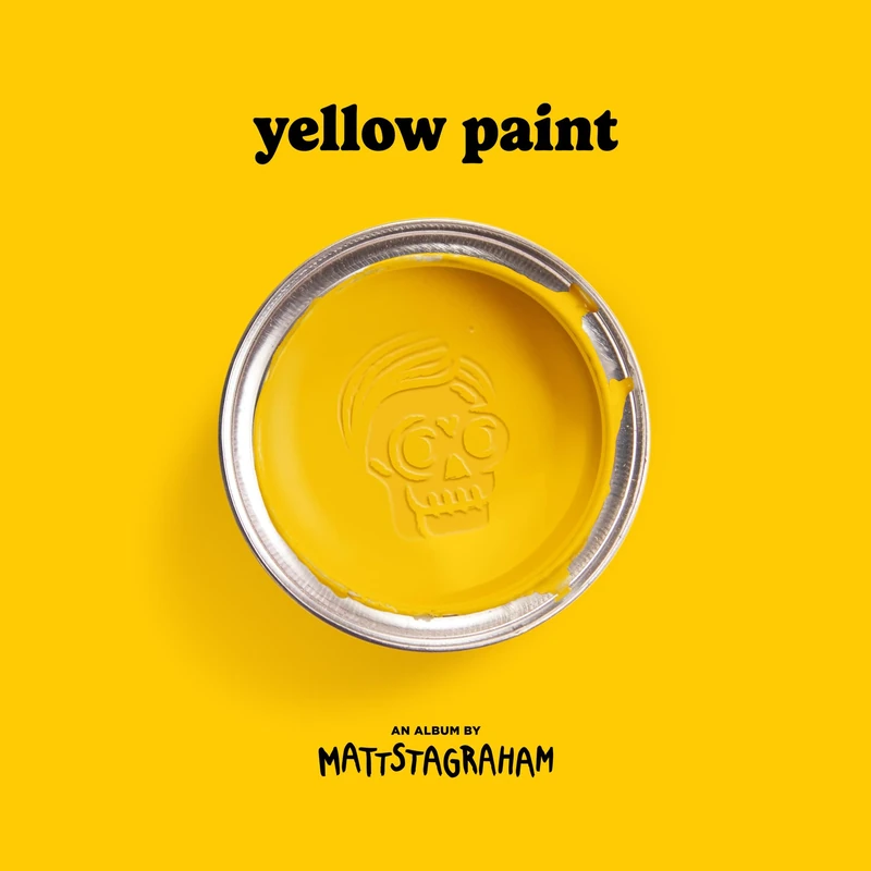 Yellow Paint (Highlighter Yellow / Translucent Clear Splatter" LP (Limited to 500) [Vinyl LP] [VINYL] - Image 1