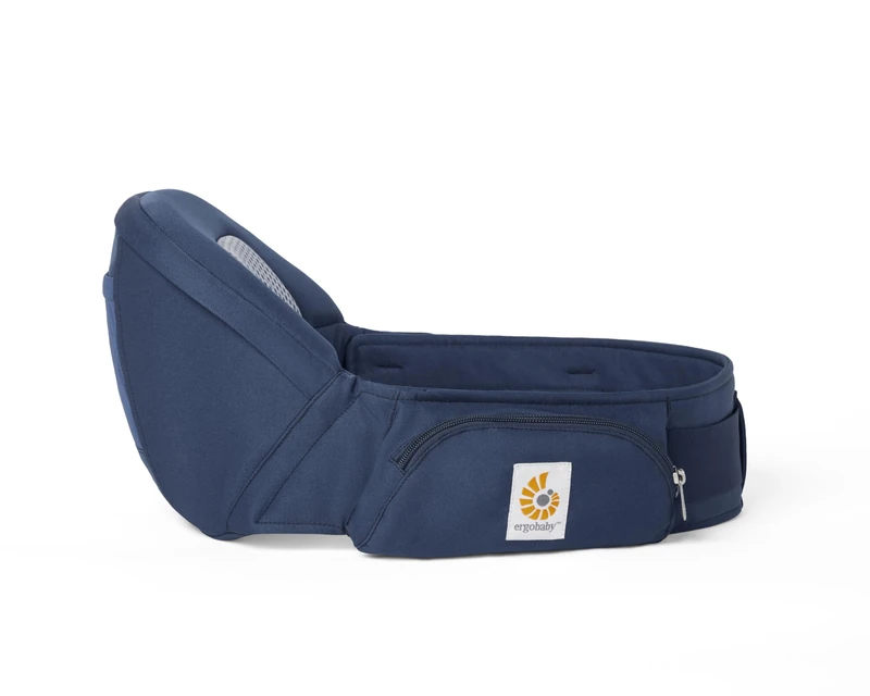 Ergobaby Lift Hip Seat Baby Carrier with Seat for Babies and Toddlers from 6 Months + 17-45 lbs Midnight Blue