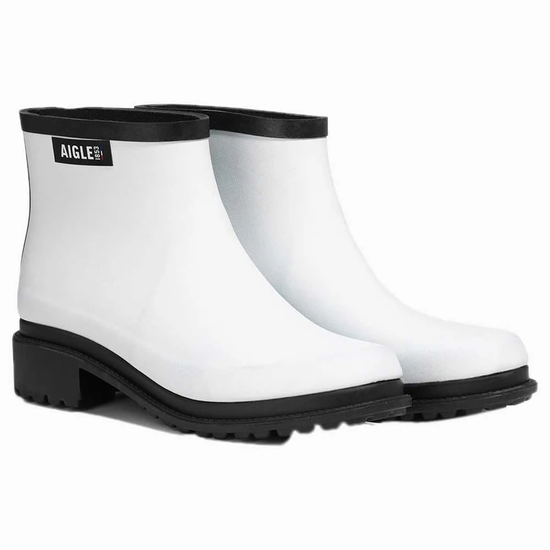 Aigle Women's Fulfeel Low Ankle Boots, Milk Ffl, 5.5 UK