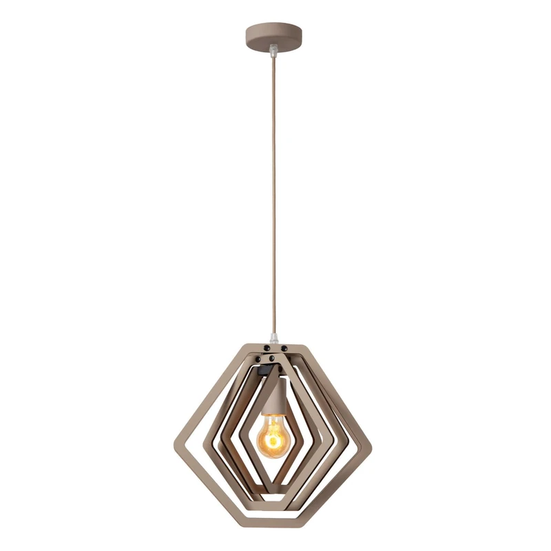 LUCIDE Mauro - Pendant Light Children - 1xE27 - Taupe - Image 1