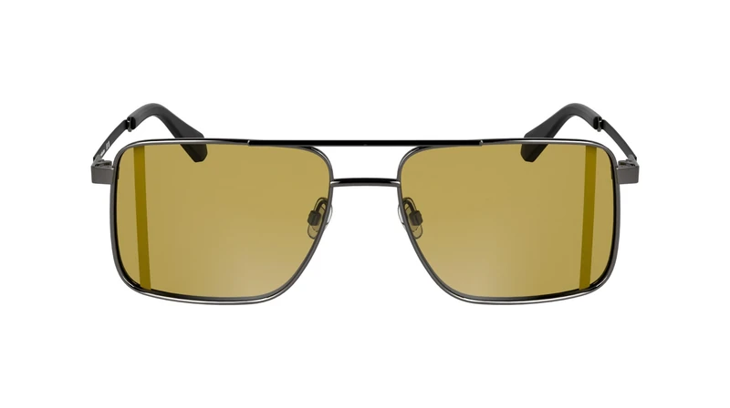 CALVIN KLEIN JEANS Men's CKJ25201S Sunglasses, Dark Ruthenium, One Size