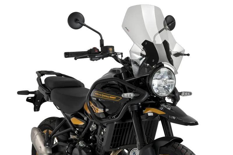 Puig 22113W Adjustable Windshield – Aerodynamic Protection and Innovative Design for Royal Enfield Himalayan 450 2024-2025, clear - Image 1