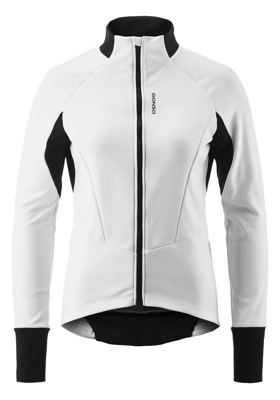 Gonso Road Jacket Softshell 2 W, Women's cycling jacket, Water-repellent softshell jacket, Windproof, G-Shell for optimum thermal insulation, Close fit, PFC-free