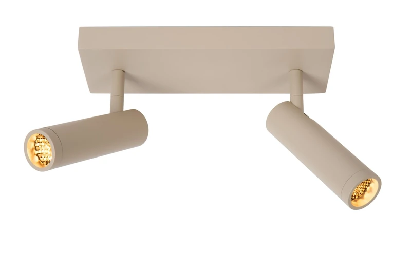 LUCIDE GRADO - Ceiling Spotlight - 2xGU10 (MR11) - Taupe
