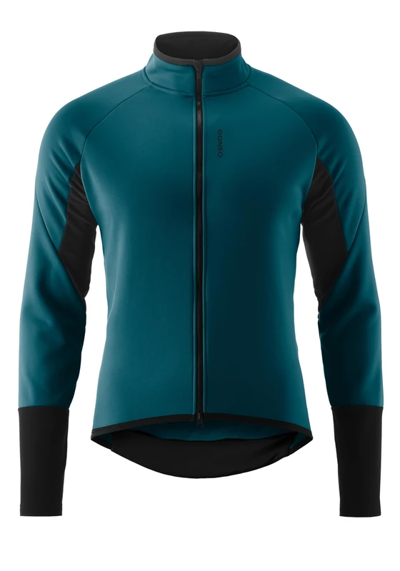 Gonso Road Jacket Softshell 2 M, Men's cycling jacket, Water-repellent softshell jacket, Windproof, G-Shell for optimum thermal insulation, Close fit, PFC-free