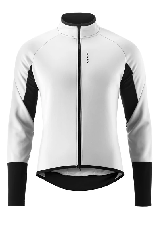 Gonso Road Jacket Softshell 2 M, Men's cycling jacket, Water-repellent softshell jacket, Windproof, G-Shell for optimum thermal insulation, Close fit, PFC-free