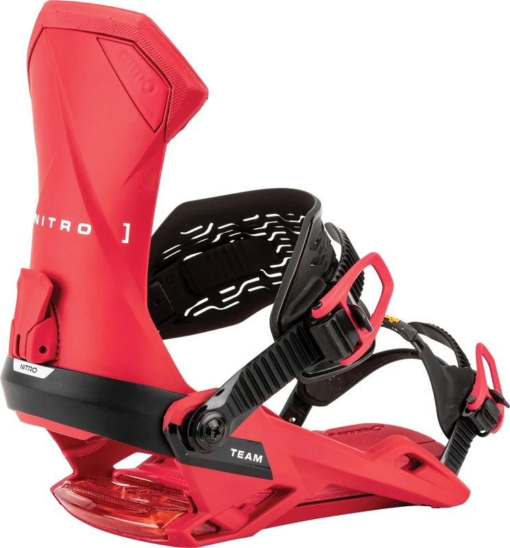 Nitro Snowboards Men's Team Bdg Snowboard Binding, Vivid Red, M