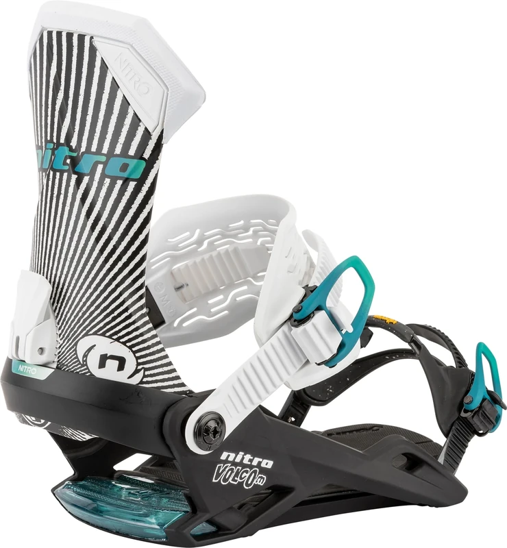 Nitro Snowboards Men's Team Bdg Snowboard Binding, Nitro x Volcom, L